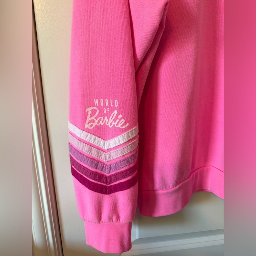 AVIATOR NATION X WORLD OF BARBIE LIMITED EDITION SWEATSHIRT LARGE - Picture 2 of 5